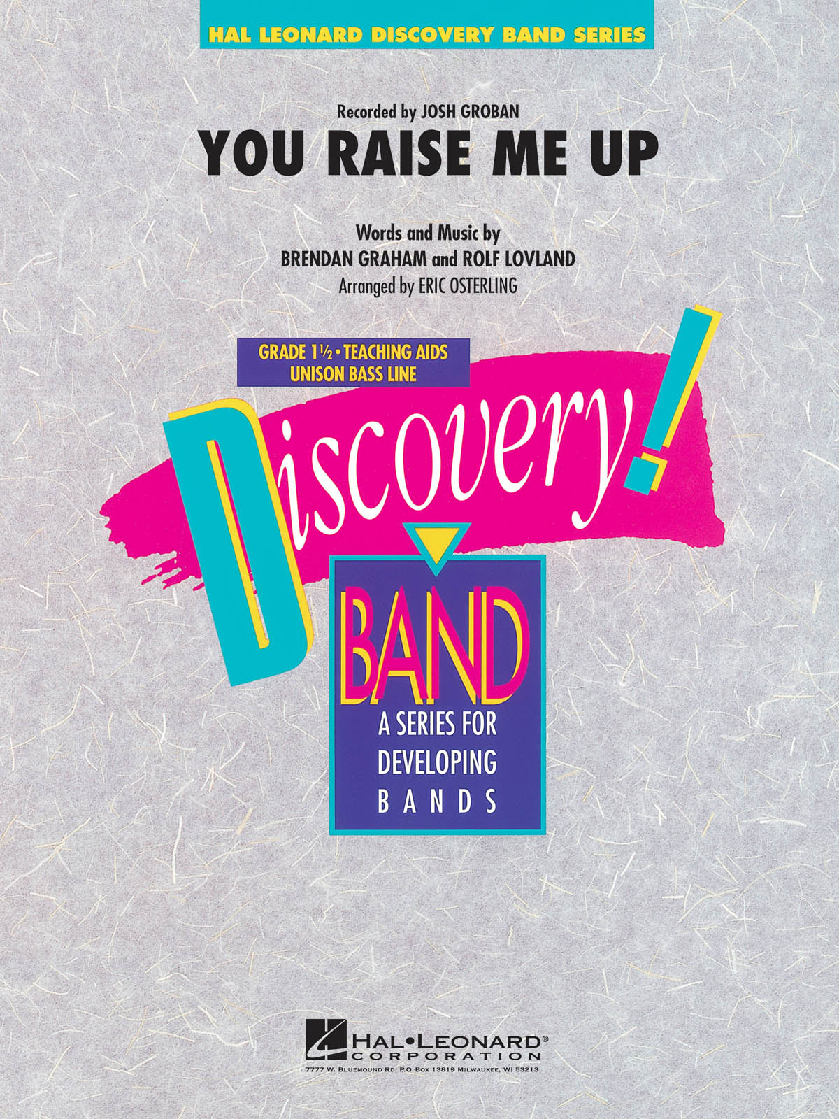 Brendan Graham Rolf Lovland: You Raise Me Up: Concert Band: Score
