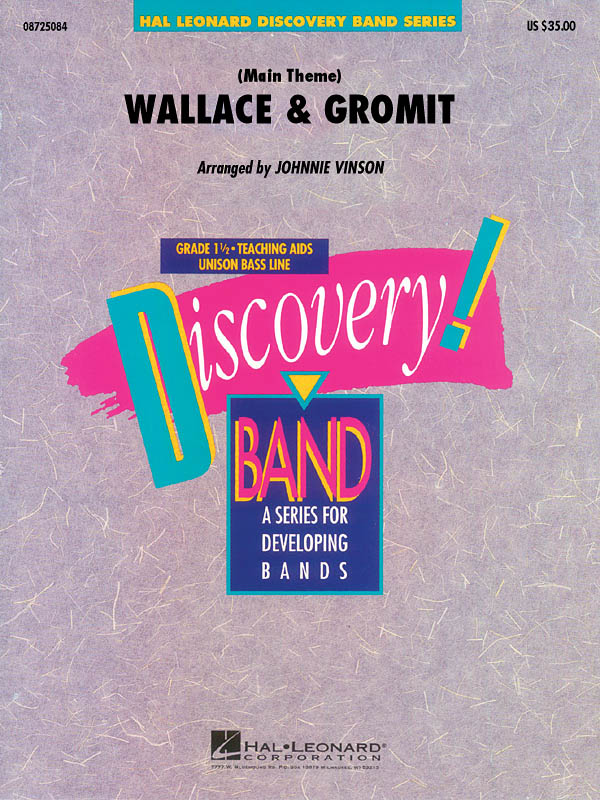 Julian Nott: Wallace & Gromit: Concert Band: Score & Parts