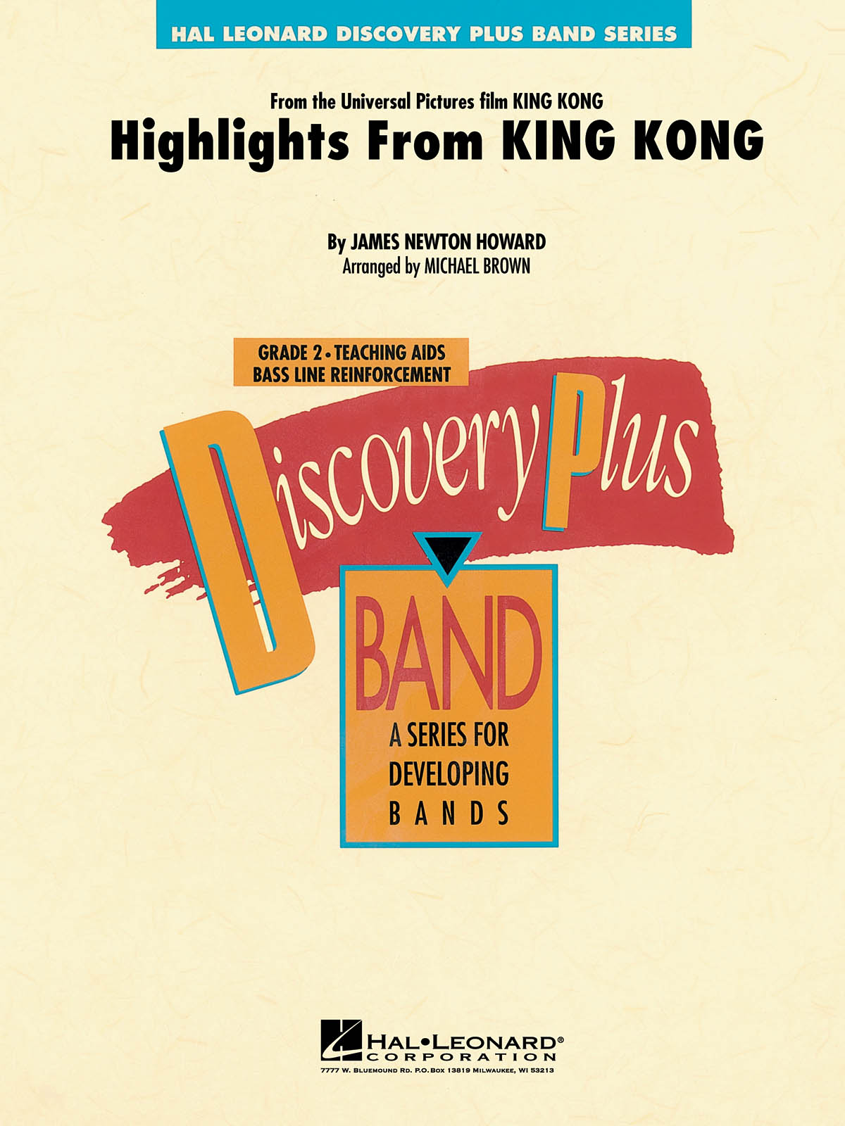 James Newton Howard: Highlights from King Kong: Concert Band: Score