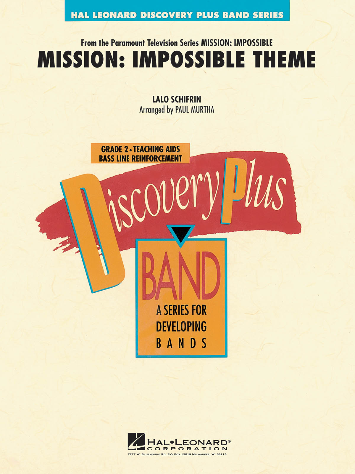 Lalo Schifrin: Mission Impossible Theme: Concert Band: Score