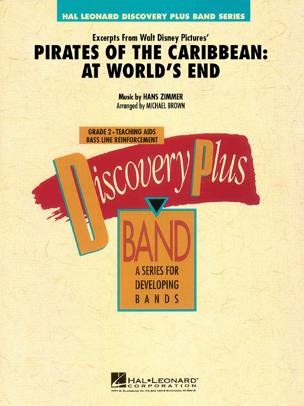 Hans Zimmer: Pirates of the Caribbean: At World's End: Concert Band: Score &