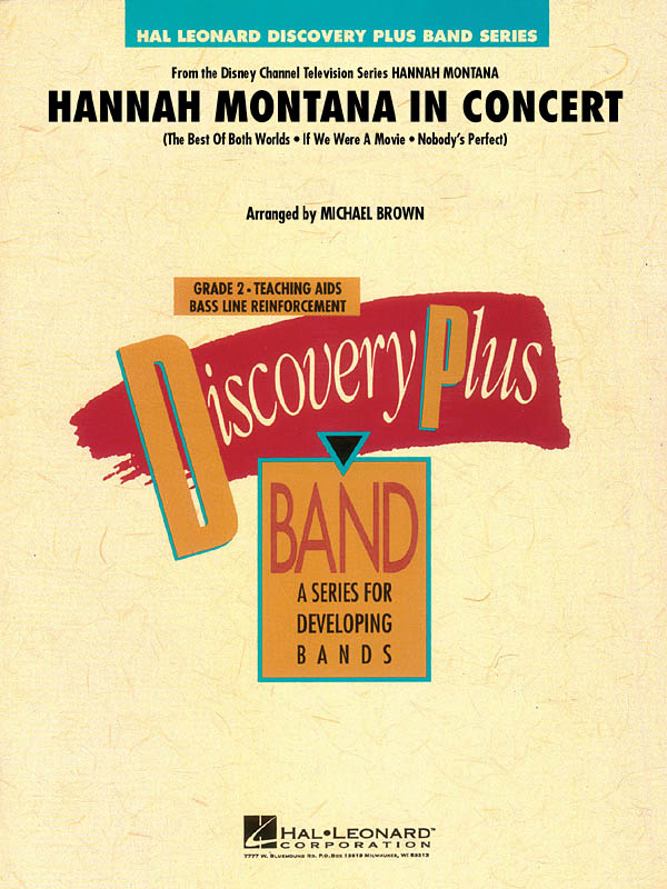 Hannah Montana in Concert: Concert Band: Score & Parts