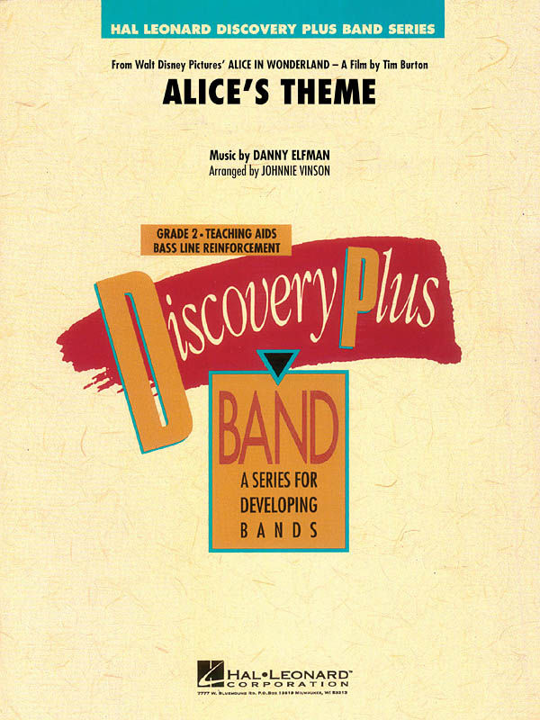 Danny Elfman: Alice's Theme (from Alice in Wonderland): Concert Band: Score &