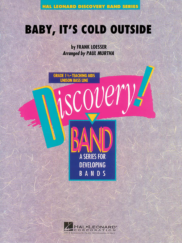 Frank Loesser: Baby  It's Cold Outside: Concert Band: Score & Parts