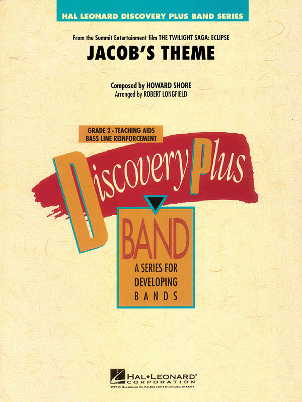 Howard Shore: Jacob's Theme: Concert Band: Score & Parts