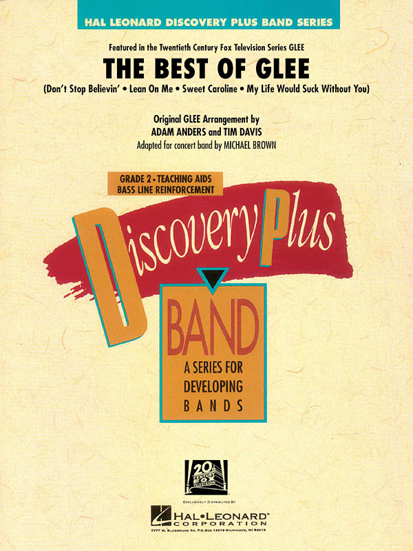 The Best of Glee: Concert Band: Score & Parts