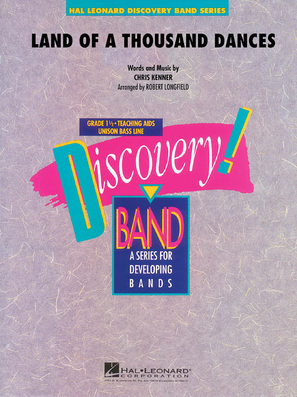 Chris Kenner: Land of a Thousand Dances: Concert Band: Score & Parts