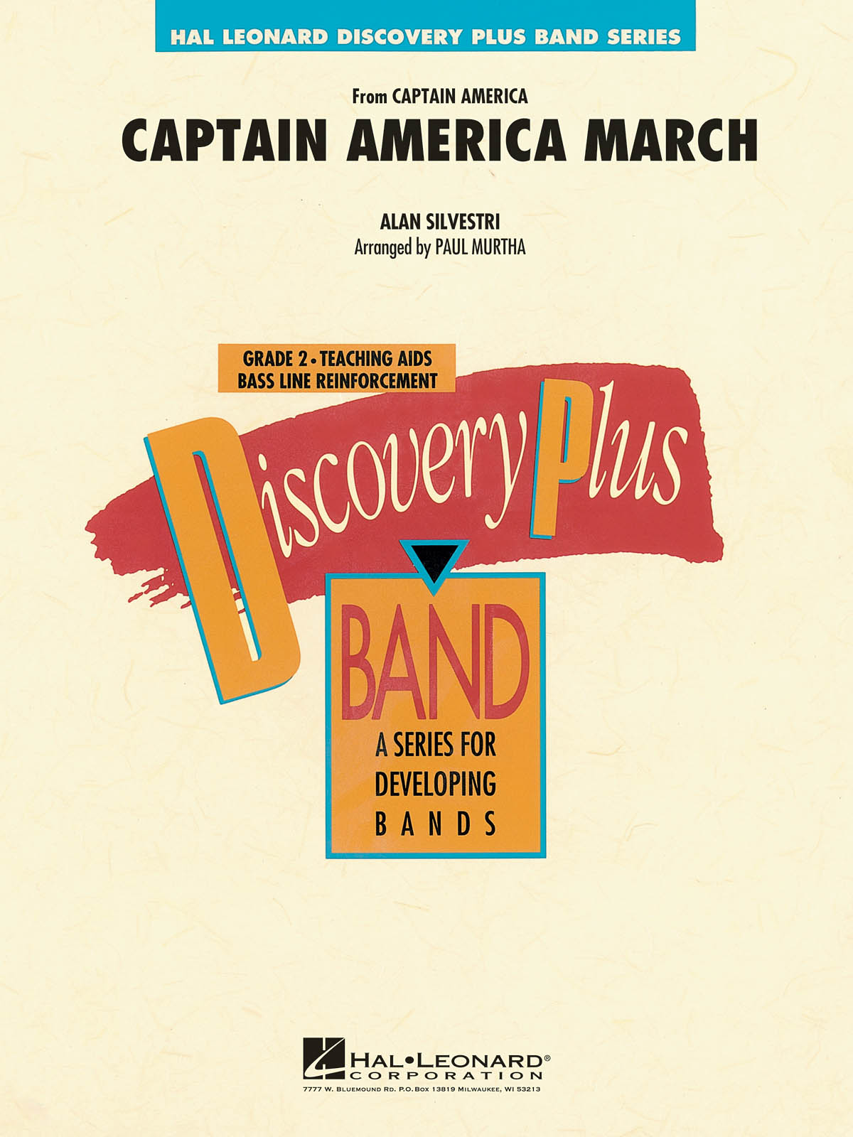 Alan Silvestri: Captain America March: Concert Band: Score