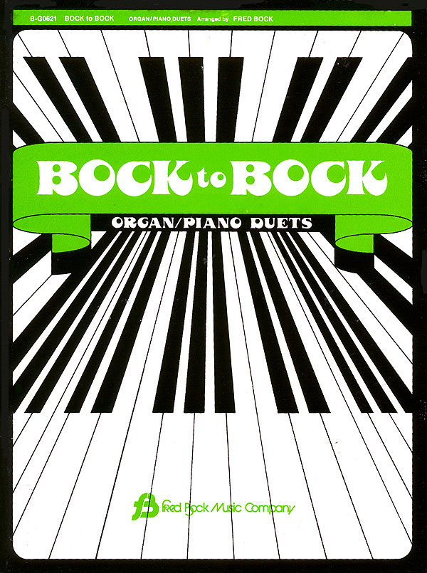 Bock Fred: Bock To Bock #1 Piano organ Duets: Piano or Organ Duet: Instrumental