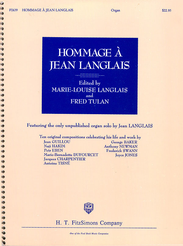 Hommage ? Jean Langlais: Organ: Instrumental Album