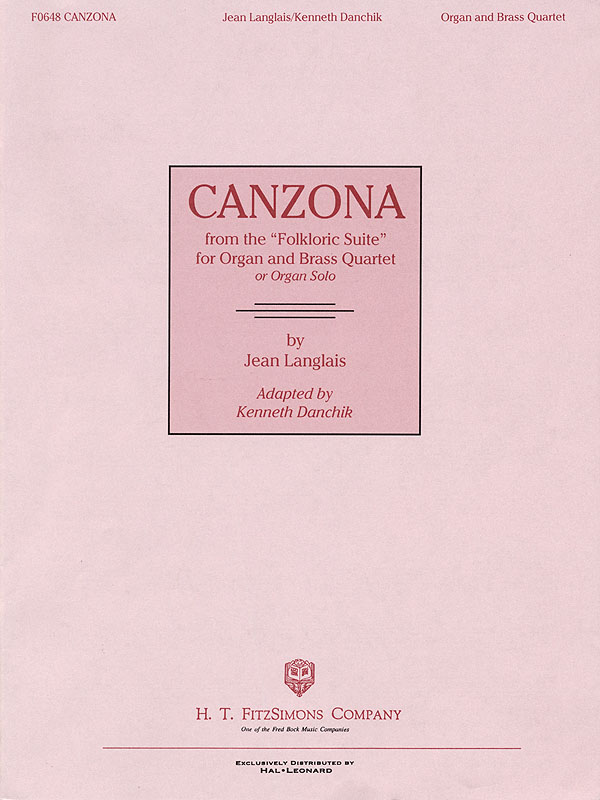 Jean Langlais: Canzona (Organ And Brass Quartet): Organ: Instrumental Album