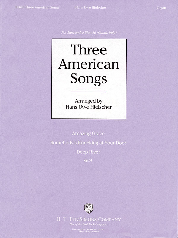 Three American Songs: Organ: Instrumental Album