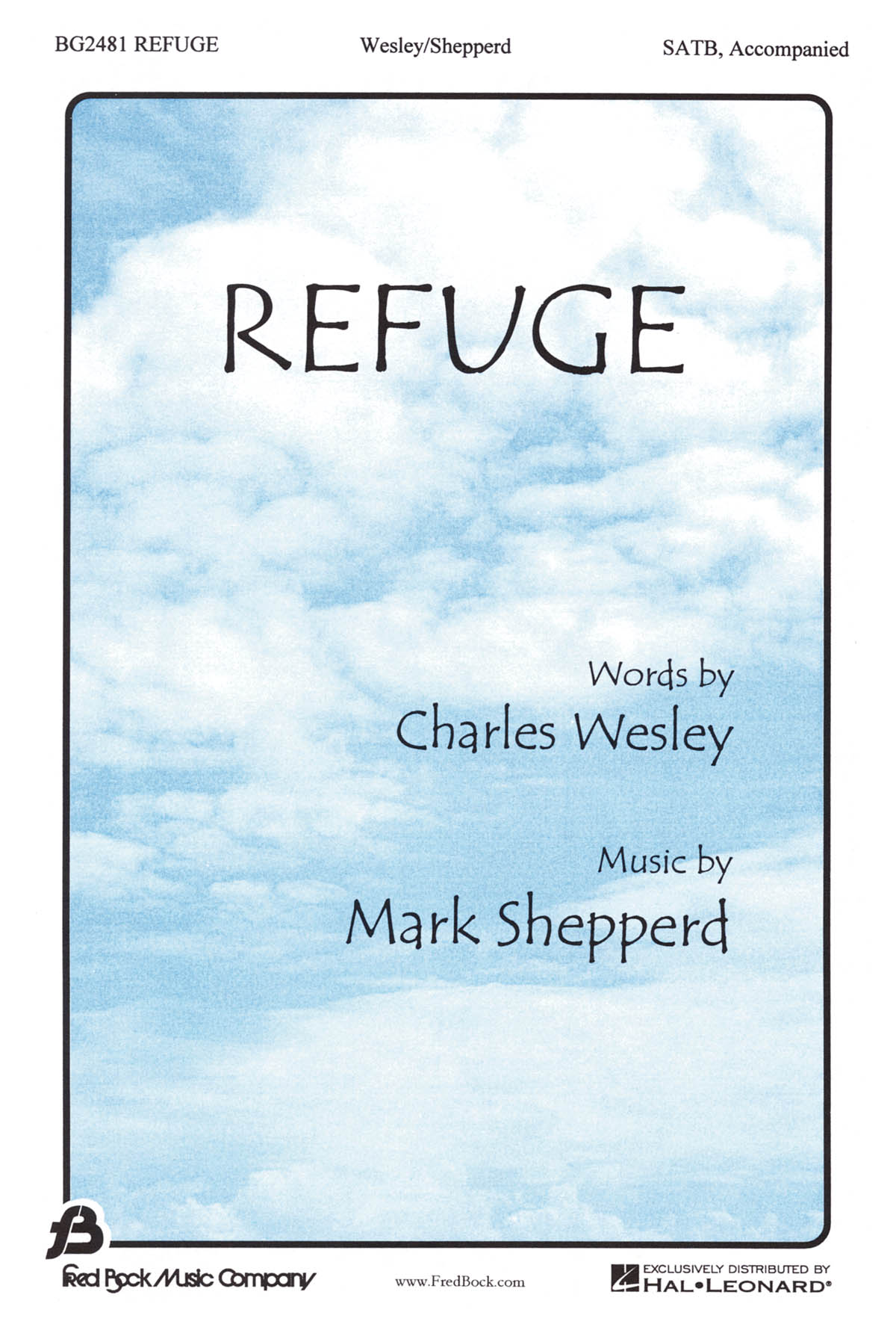 Mark Shepperd: Refuge: Mixed Choir: Vocal Score