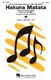 Elton John Tim Rice: Hakuna Matata: 2-Part Choir: Vocal Score