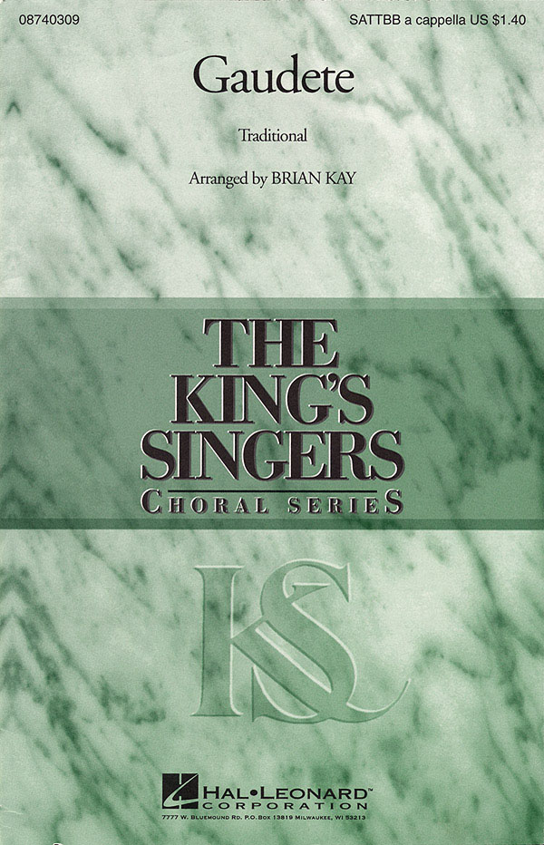 The King's Singers: Gaudete: SATB: Vocal Score
