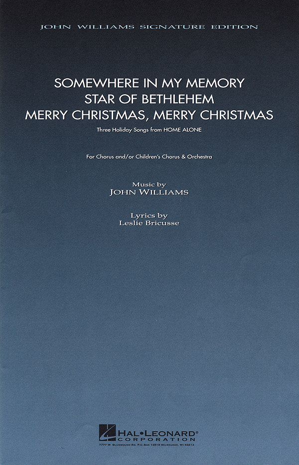 John Williams Leslie Bricusse: Three Holiday Songs from Home Alone: Mixed Choir: