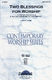 Mark Hayes: Two Blessings for Worship: SATB: Vocal Score