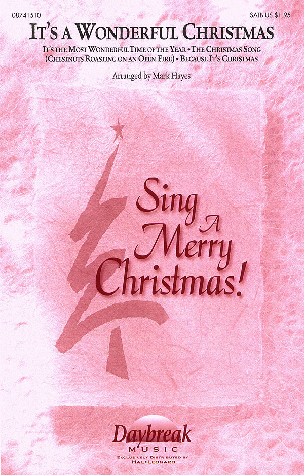 It's a Wonderful Christmas (Medley): SATB: Vocal Score
