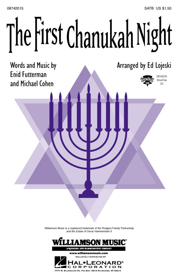 Enid Futterman Michael Cohen: The First Chanukah Night: SATB: Vocal Score