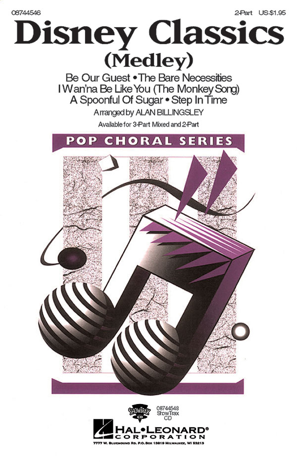 Disney Classics Medley (2-Part): 2-Part Choir: Vocal Score