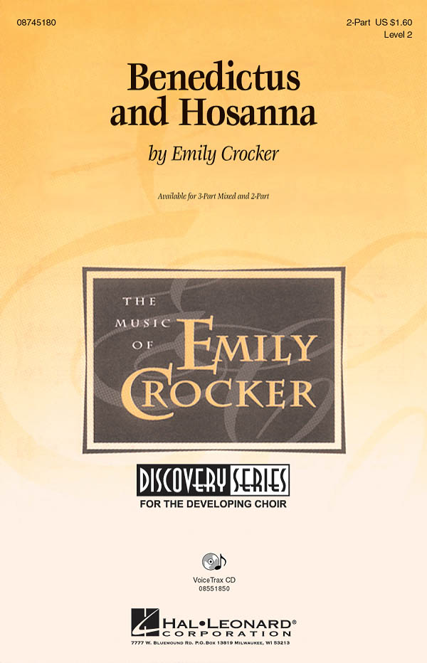 Emily Crocker: Benedictus And Hosanna (2-Part): 2-Part Choir: Vocal Score