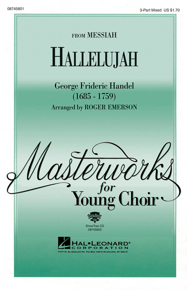 Georg Friedrich Händel: Hallelujah: 3-Part Choir: Vocal Score