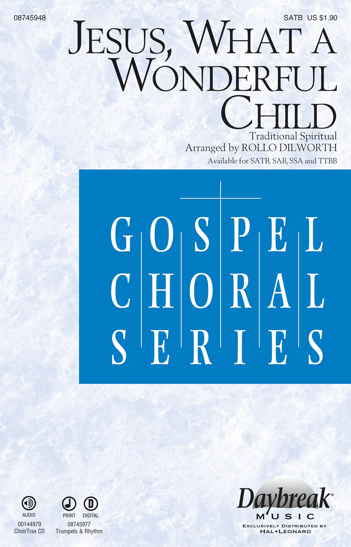 Traditional: Jesus  What a Wonderful Child: SATB: Vocal Score