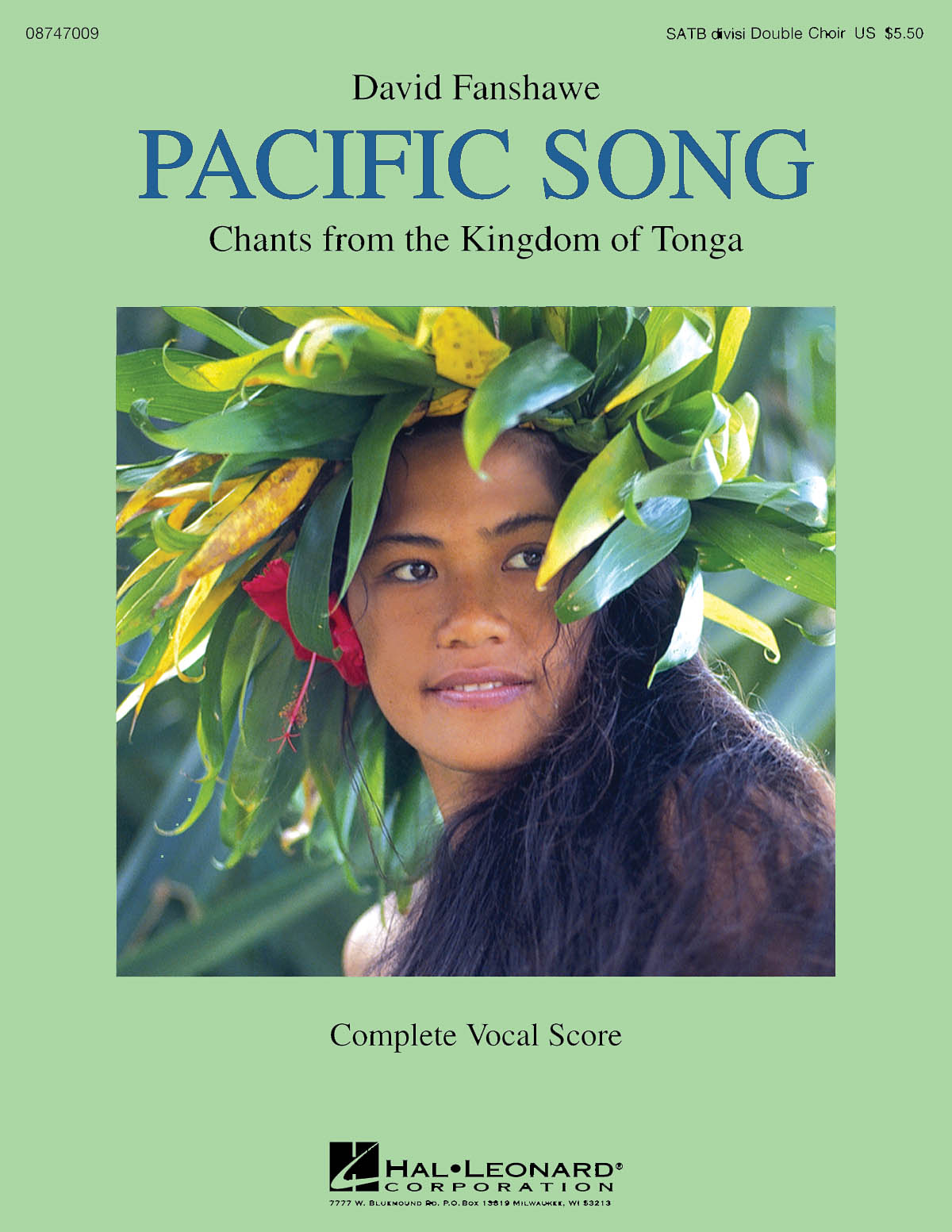 David Fanshawe: Pacific Song: Double Choir: Vocal Score