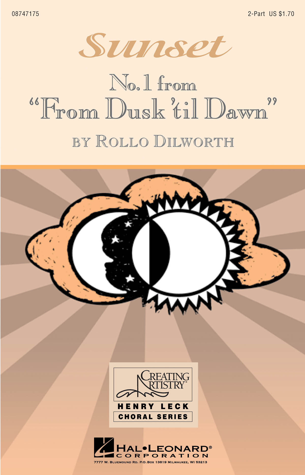 Rollo Dilworth: Sunset: 2-Part Choir: Vocal Score