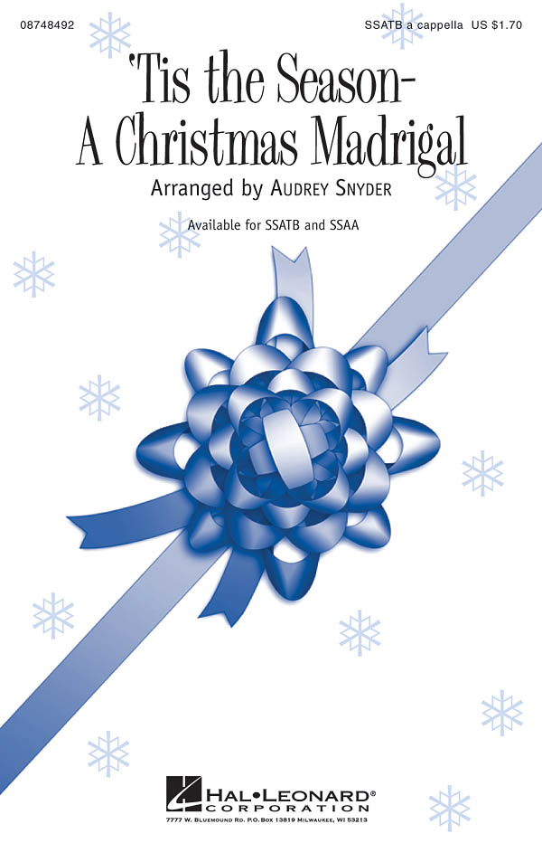Tis the Season - A Christmas Madrigal: SATB: Vocal Score