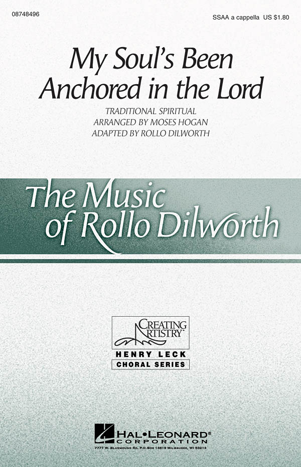 My Soul's Been Anchored in the Lord: SSAA: Vocal Score