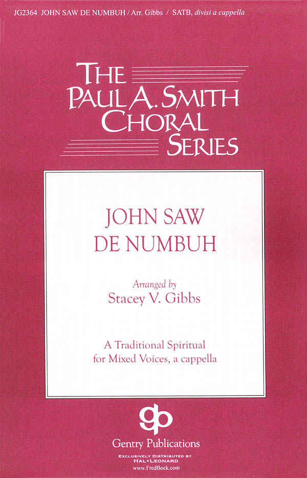 John Saw De Numbuh: TTBB: Vocal Score