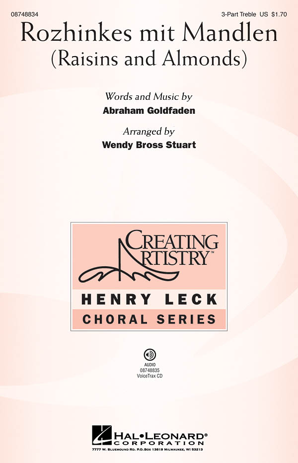 Rozhinkes mit Mandlen: 3-Part Choir: Vocal Score