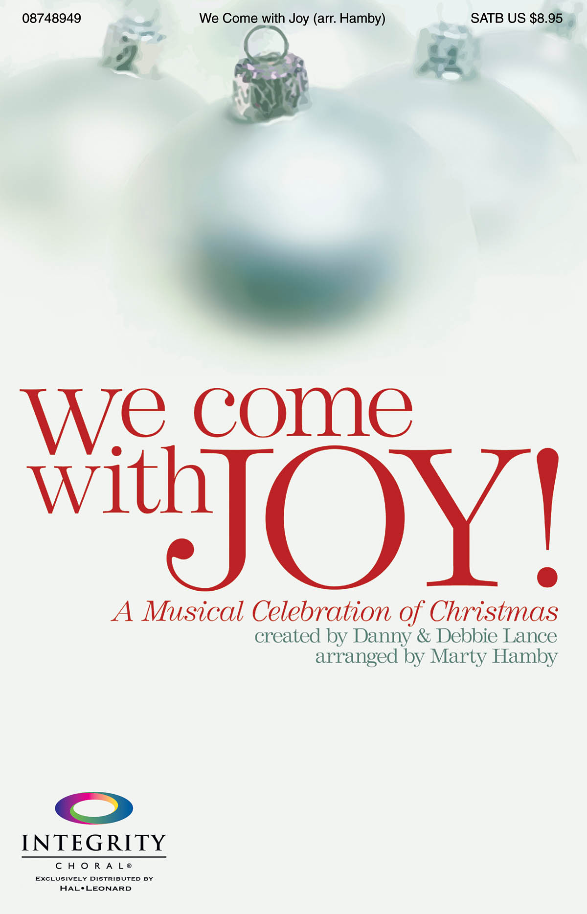 We Come with Joy: SATB: Vocal Score
