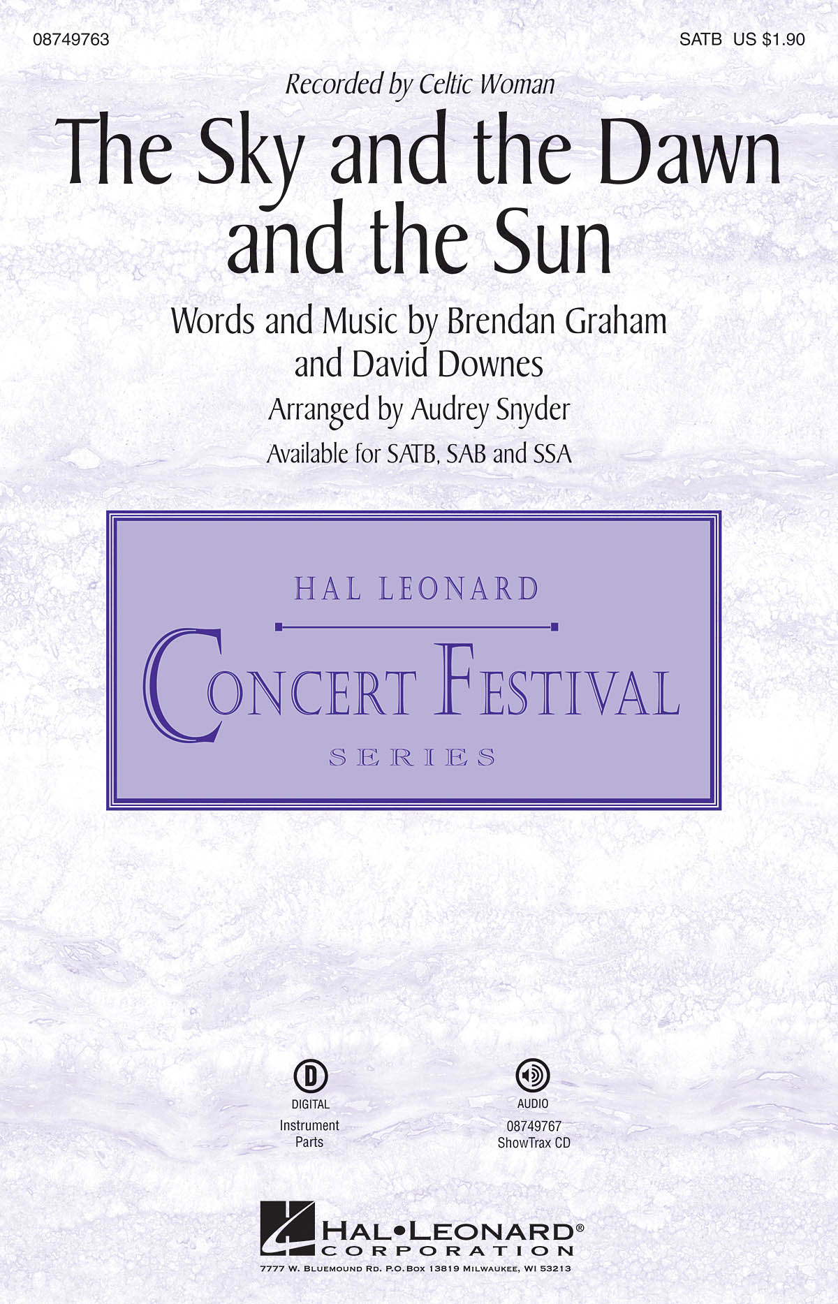 Brendan Graham: The Sky and the Dawn and the Sun: SATB: Vocal Score