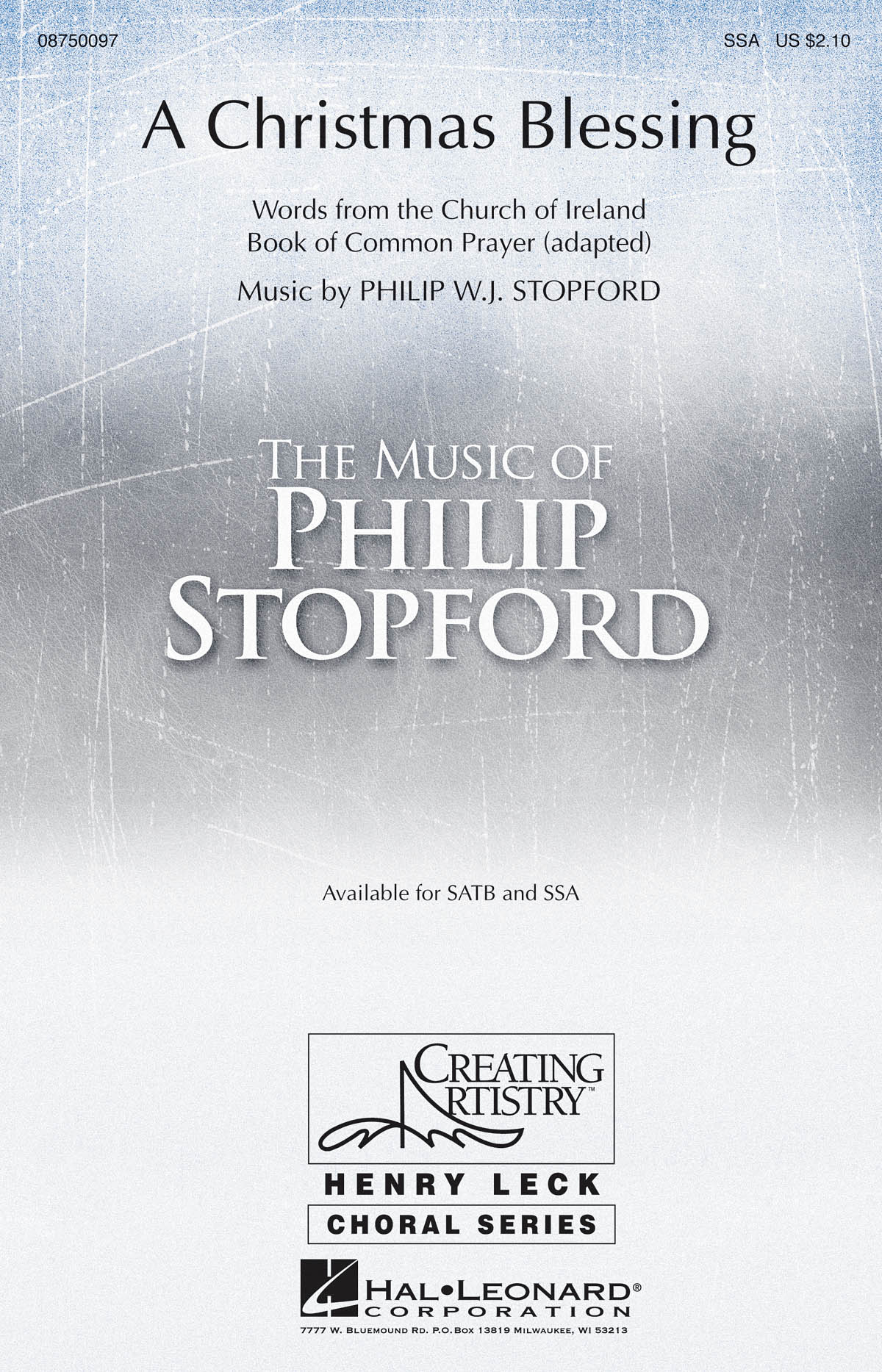 Philip W. J. Stopford: A Christmas Blessing: SSA: Vocal Score