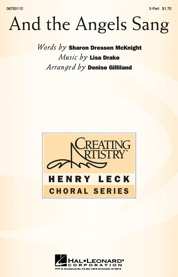 Lisa Drake Sharon Dressen McKnight: And the Angels Sang: 2-Part Choir: Vocal