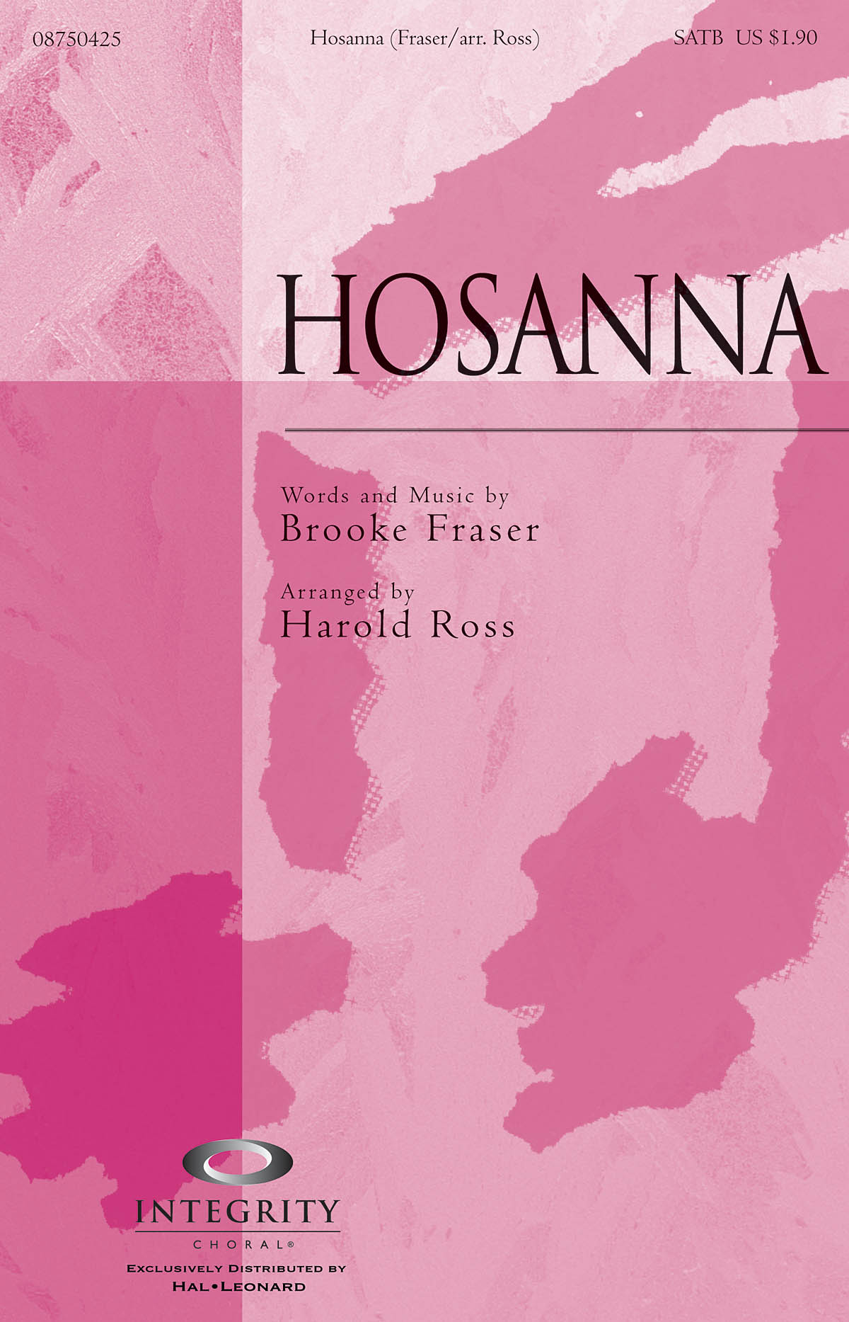 Brooke Fraser: Hosanna: SATB: Vocal Score