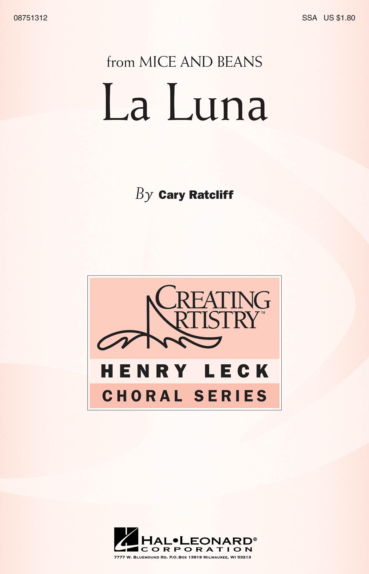 Cary Ratcliff: La Luna: SSA: Vocal Score