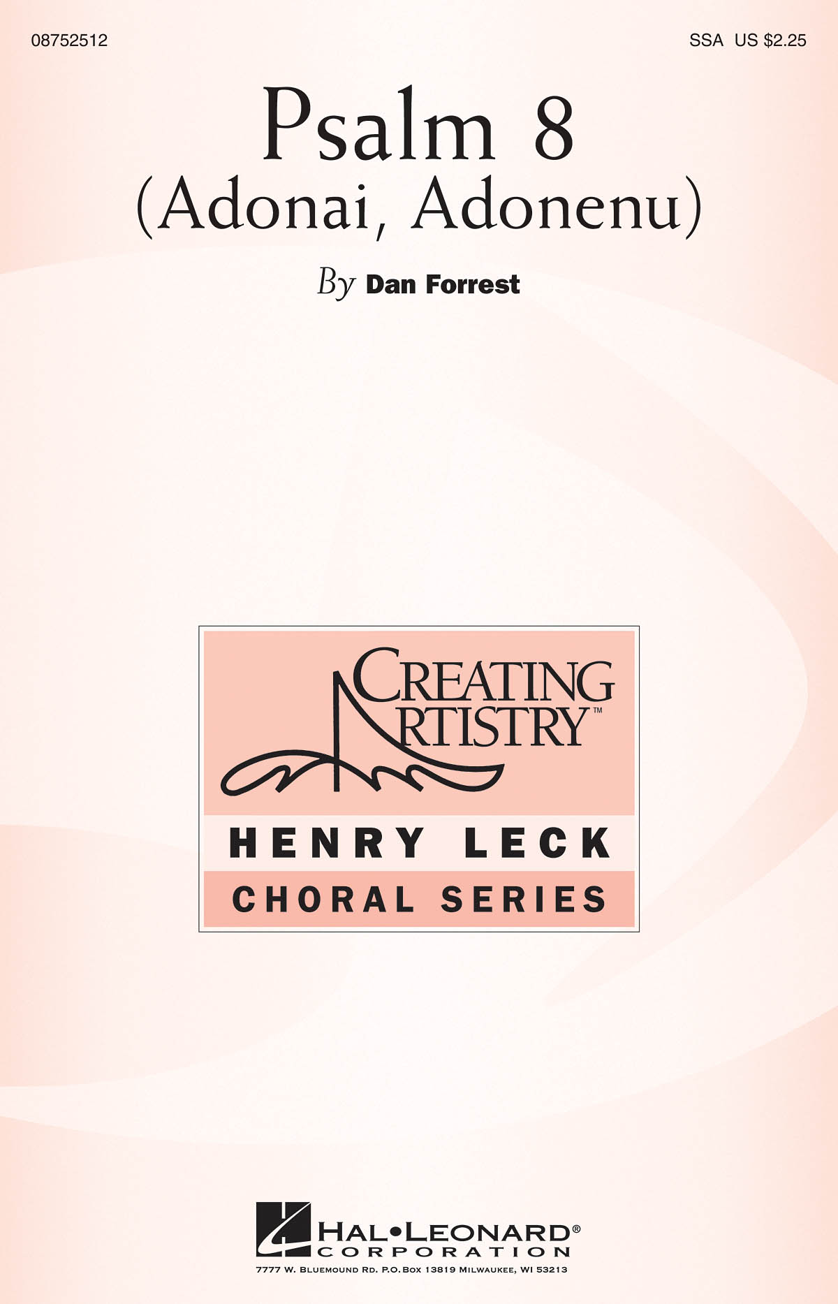 Dan Forrest: Psalm 8: SSA: Vocal Score