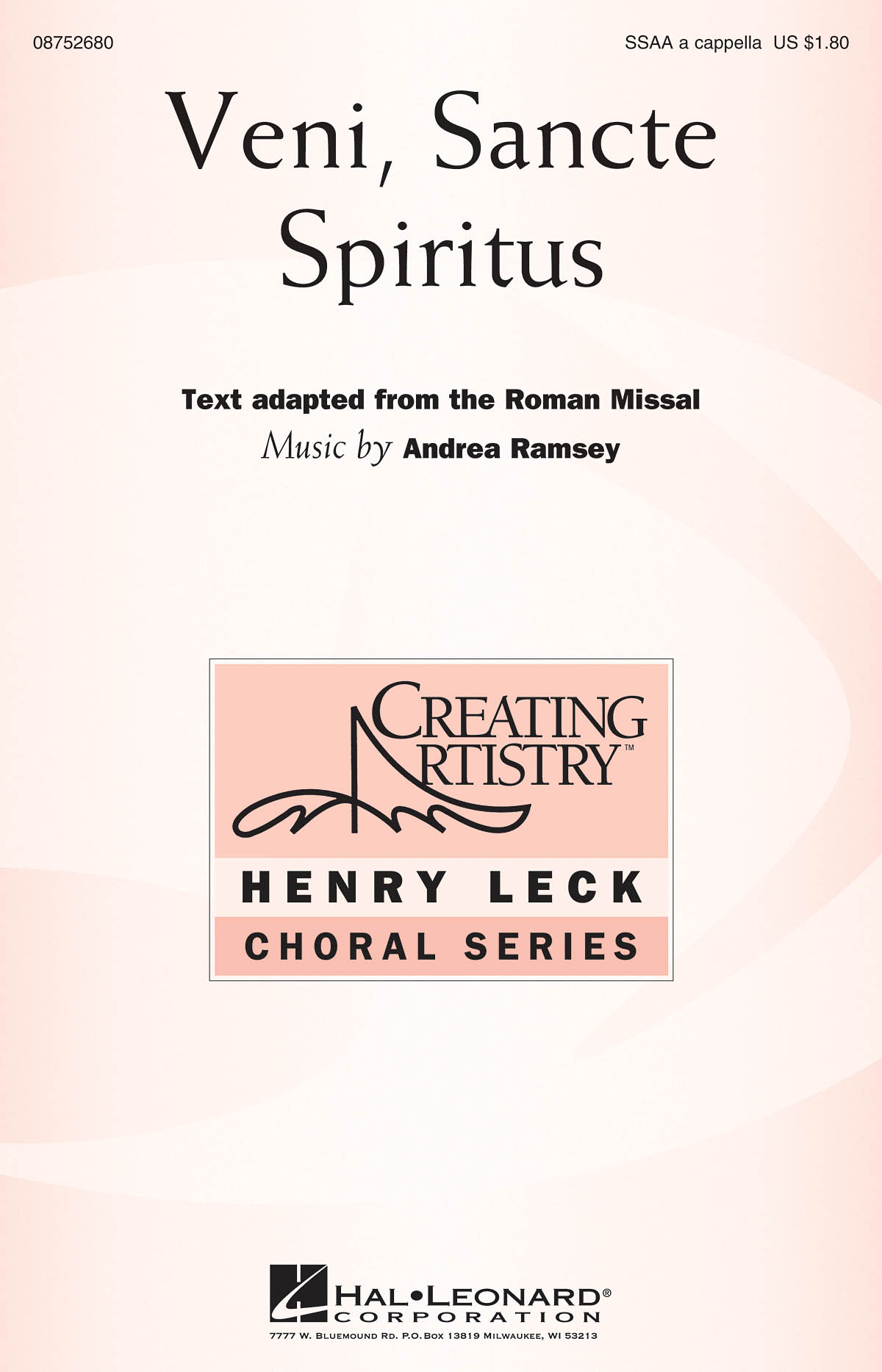 Andrea Ramsey: Veni Sancte Spiritus: SSAA: Vocal Score