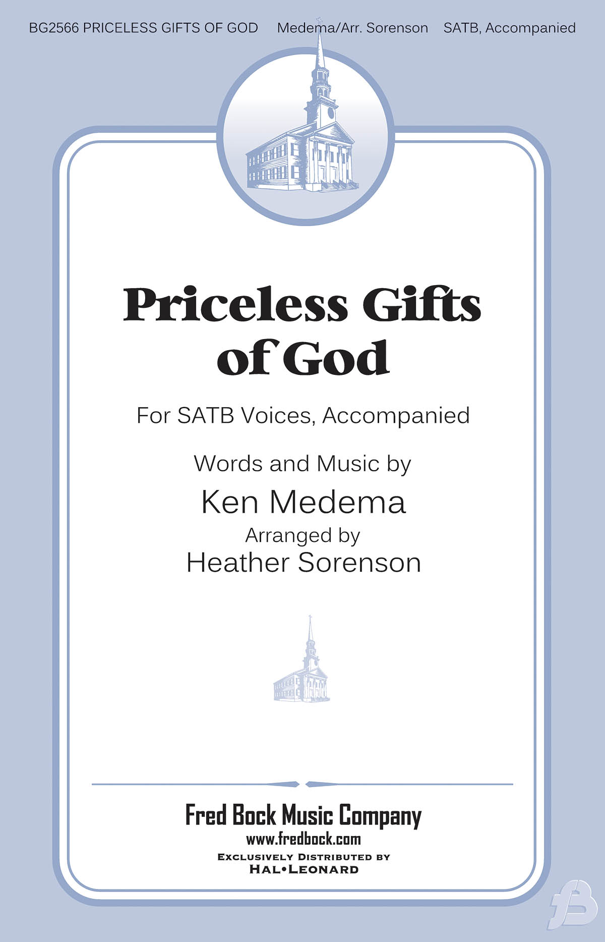 Ken Medema: Priceless Gifts of God: SATB: Vocal Score