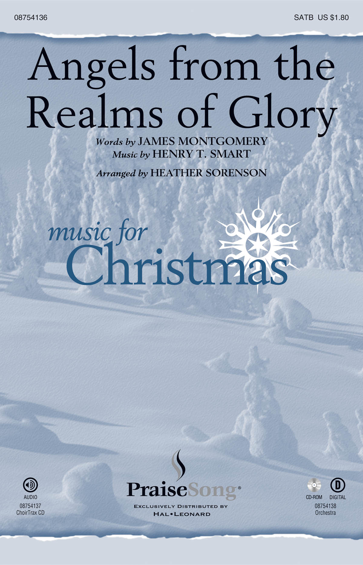 Henry Smart: Angels from the Realms of Glory: SATB: Vocal Score