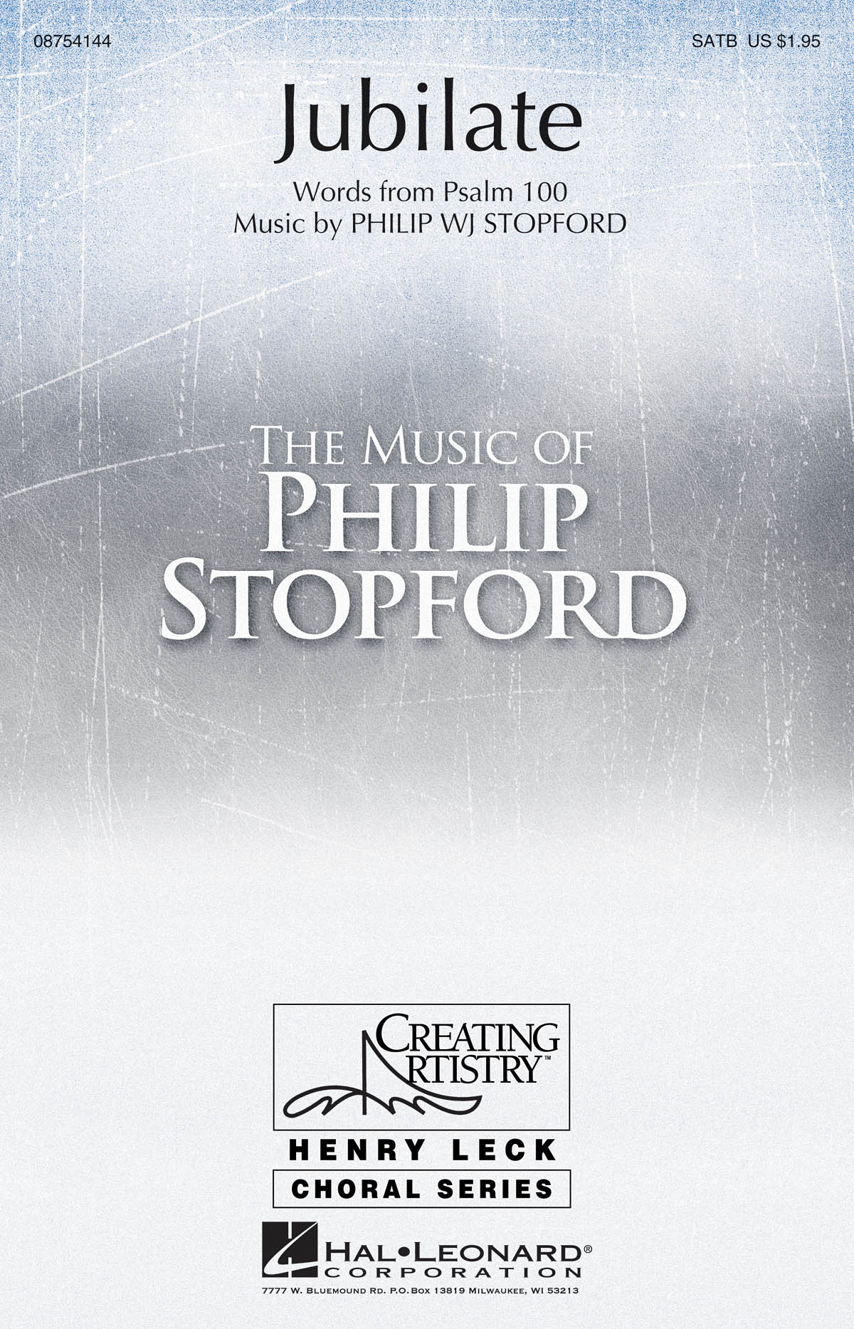 Philip W. J. Stopford: Jubilate: SATB: Vocal Score