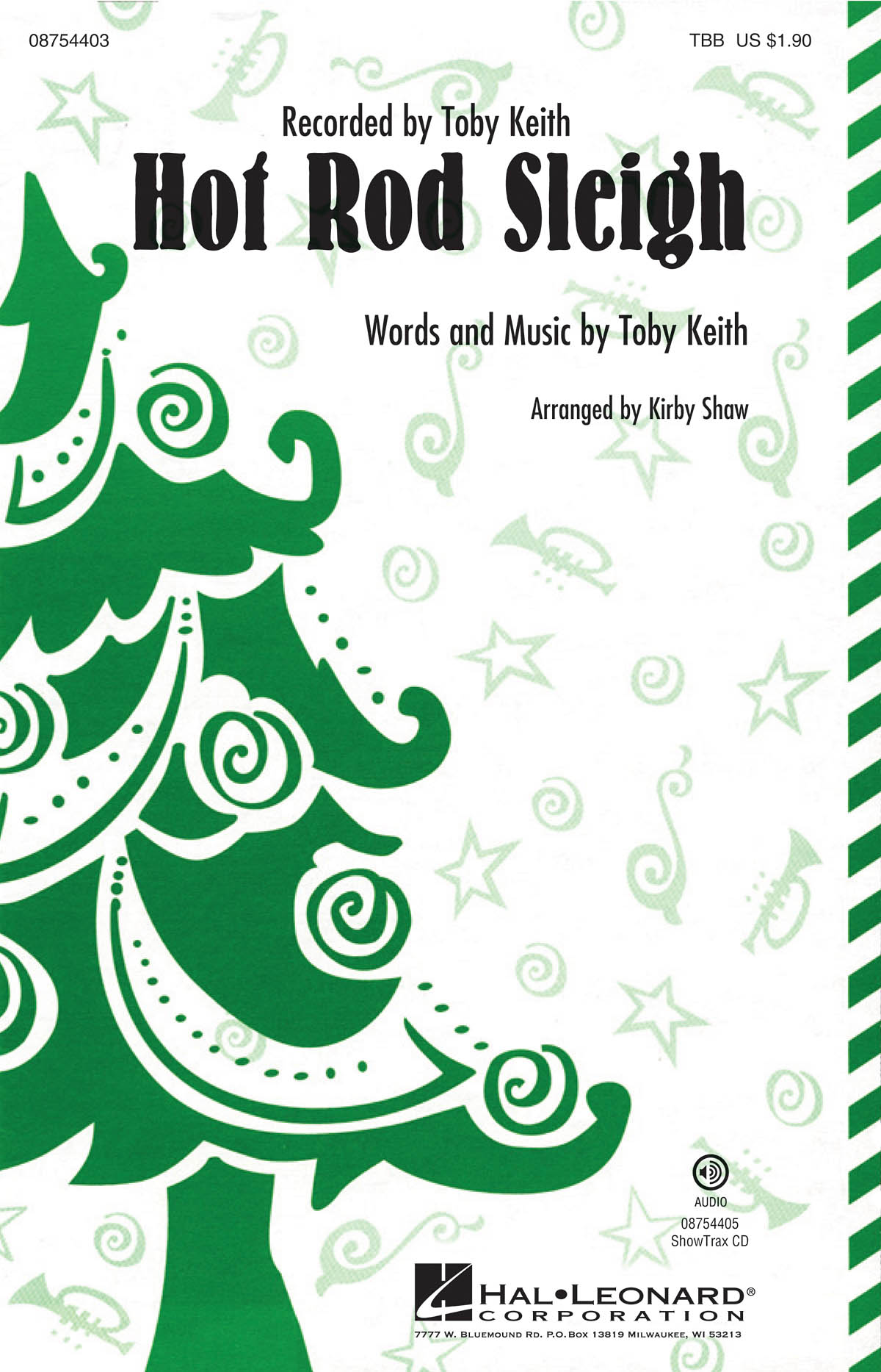 Toby Keith: Hot Rod Sleigh: TBB: Vocal Score