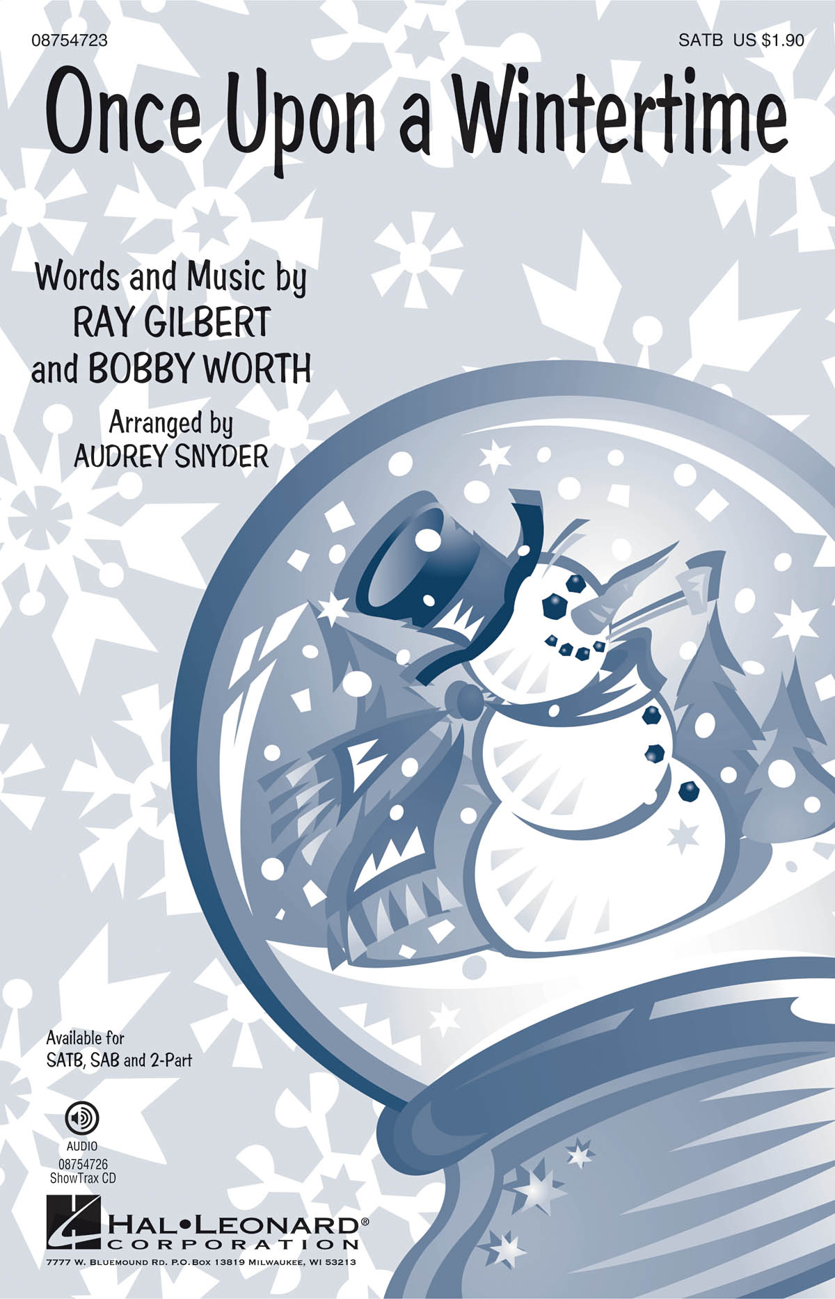 Once Upon a Wintertime: SATB: Vocal Score