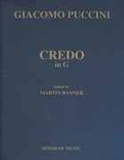 Giacomo Puccini: Credo In G: SATB: Vocal Score