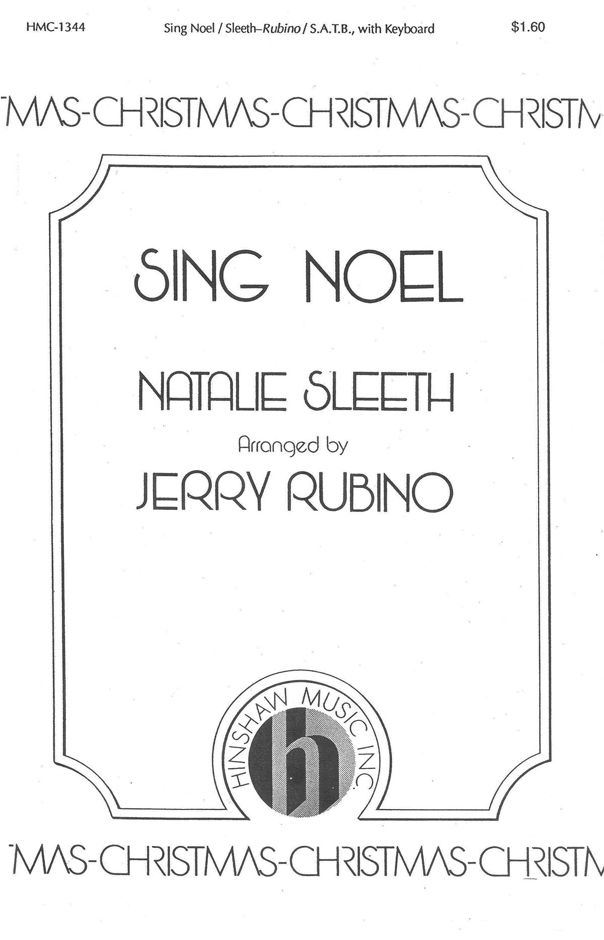 Natalie Sleeth: Sing Noel: SATB: Vocal Score