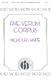 Nicholas White: Ave Verum Corpus: SATB: Vocal Score