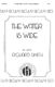 The Water Is Wide: SATB: Vocal Score